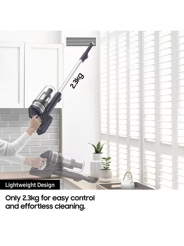 Samsung Jet 65 Pet Cordless Vacuum Cleaner with Pet Tool, Teal/Silver Vacuum Cleaner - Lightweight Cleaning with Advanced Filtration
